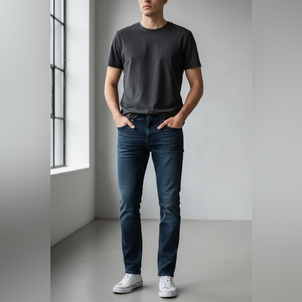 Calvin Klein Jeans Men's Dark Wash Slim Jeans
